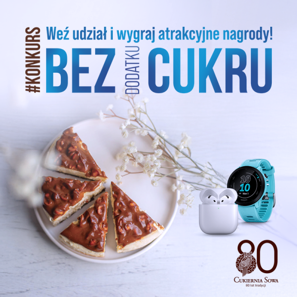 Puchar lodowy z malinami i borówkami deser w szkle Cukiernia Sowa Konkurs