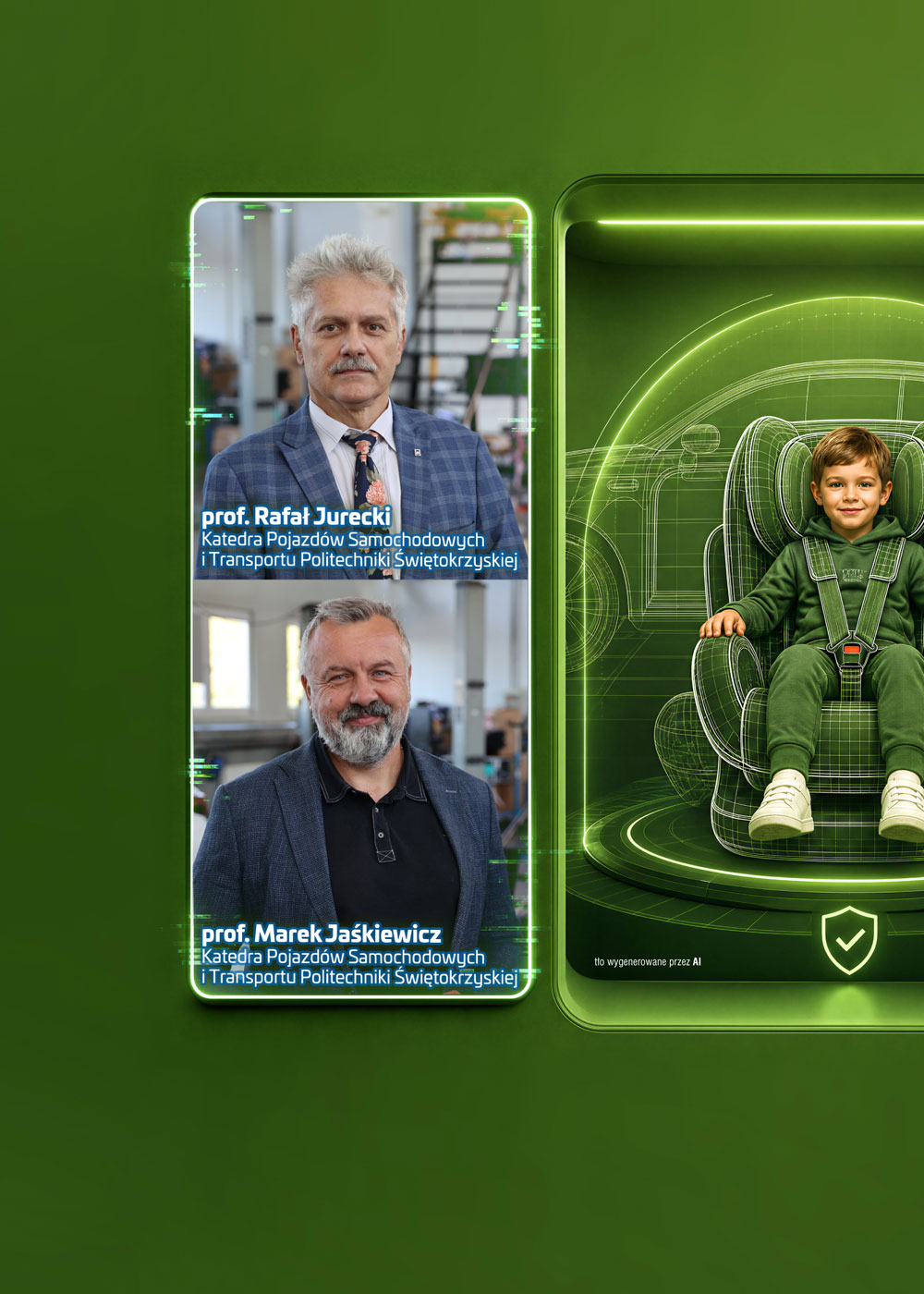 Galeria Echo Echo Nauki Bezpieczni w podróży baner mobile Czerwona Scena