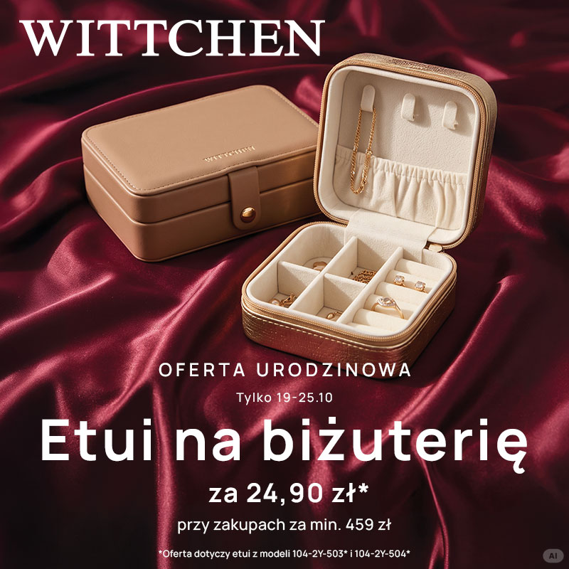 Prezentacja eleganckich etui na biżuterię marki WITTCHEN w ramach urodzinowej oferty w Galerii Echo w Kielcach